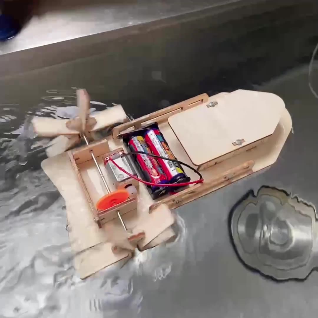 DIY Paddle Steamer Kit for Kids | STEM Science Toy with Video Instructions – Ages 5+