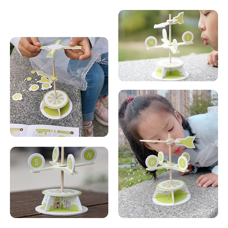 STEM learning kit for kids: building a weather vane, enhancing creativity and problem-solving