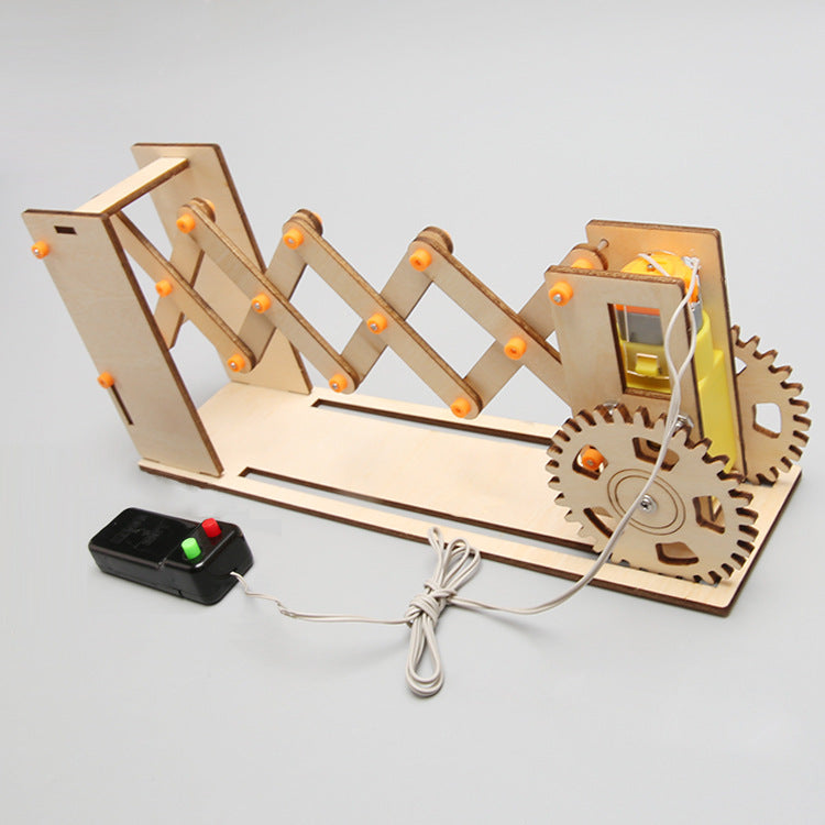 DIY Wooden Electric Barrier Gate Kit for Kids | STEM Science Toy with Video Instructions – Ages 5+
