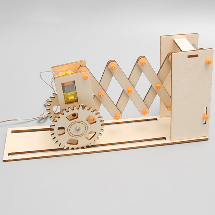 DIY Wooden Electric Barrier Gate Kit for Kids | STEM Science Toy with Video Instructions – Ages 5+