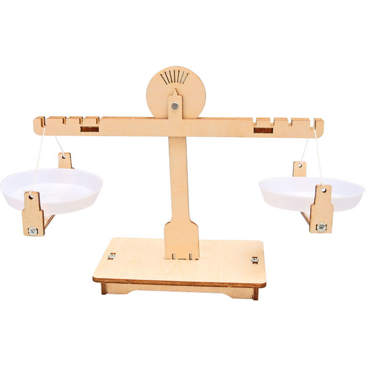 DIY Wooden Balance Scale Kit for Kids | STEM Science Toy with Video Instructions – Ages 3+