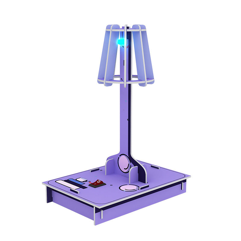 DIY Desk Lamp Kit for Kids - Cardboard STEAM Learning Toy (Ages 3+)