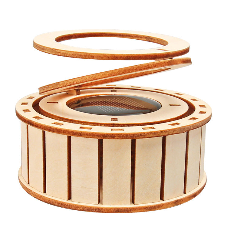 DIY Wooden Solar Double Ring Kit for Kids | STEM Science Toy with Video Instructions – Ages 5+