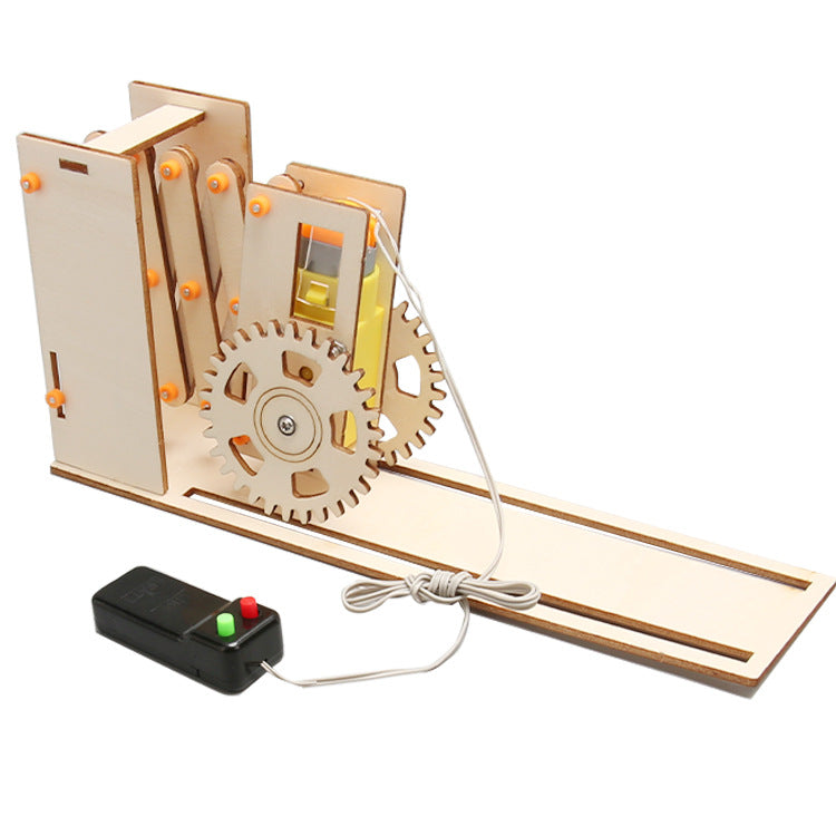 DIY Wooden Electric Barrier Gate Kit for Kids | STEM Science Toy with Video Instructions – Ages 5+