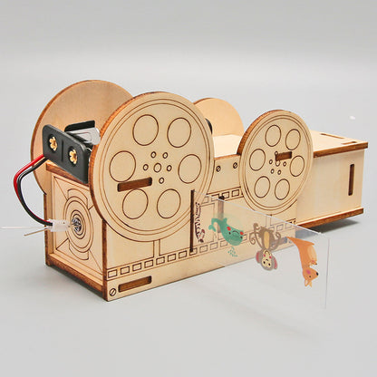 DIY Wooden Slide Projector Kit for Kids | STEM Science Toy with Video Instructions – Ages 5+