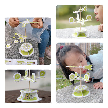 STEM learning kit for kids: building a weather vane, enhancing creativity and problem-solving