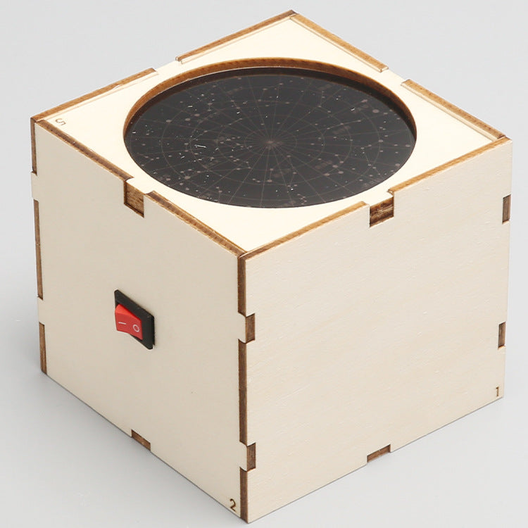 Wooden DIY Star Projector Kit for children - educational and fun science toy.