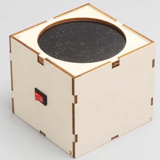 Wooden DIY Star Projector Kit for children - educational and fun science toy.