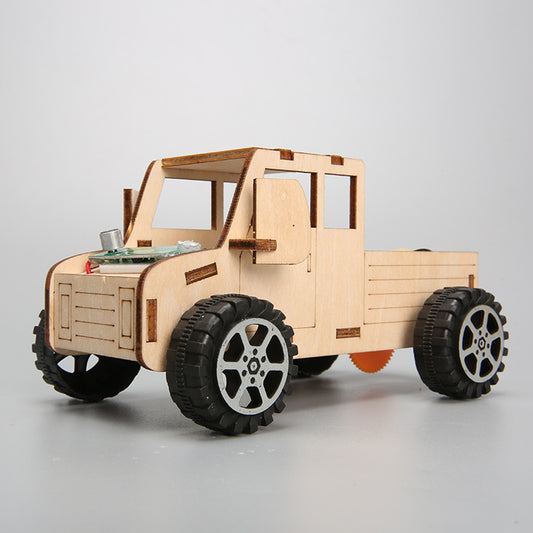 Build Your Own Sound-Activated Wooden Toy Car - STEM Learning for Kids.