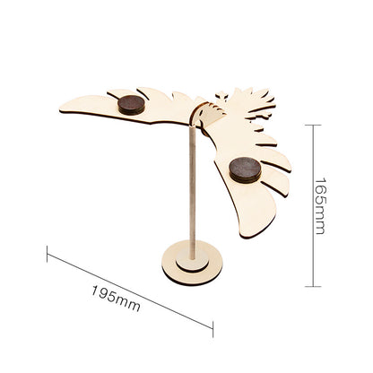 DIY Wooden Balancing Bird Kit for Kids | STEM Science Toy with Video Instructions – Ages 3+