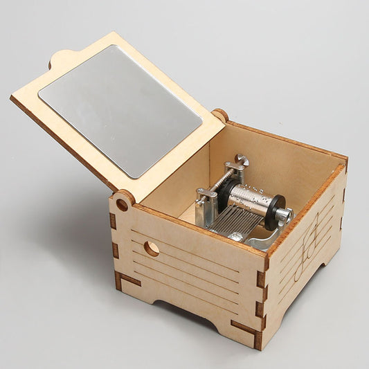 Handcrafted Wooden Music Box Kit for Kids and Adults - Creative DIY Project