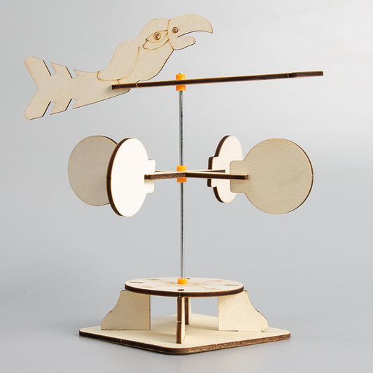 Engaging DIY Weather Vane Kit for children: Build a working wind direction indicator from wood.