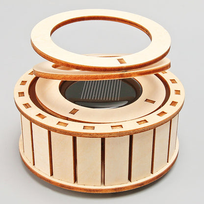 DIY Wooden Solar Double Ring Kit for Kids | STEM Science Toy with Video Instructions – Ages 5+