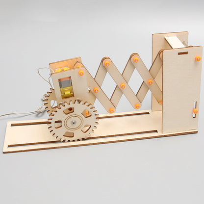 DIY Wooden Electric Barrier Gate Kit for Kids | STEM Science Toy with Video Instructions – Ages 5+