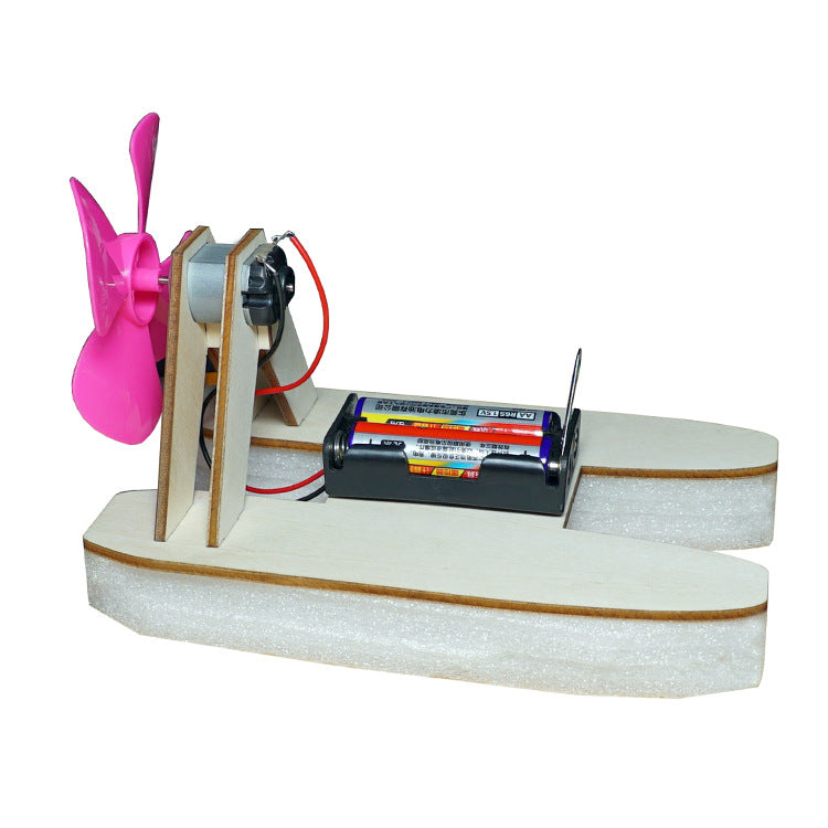 DIY Wooden Hovercraft Kit for Kids | STEM Science Toy with Video Instructions – Ages 5+