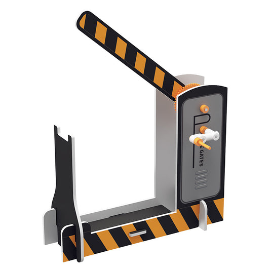 Assembled DIY Road Barrier Gate Model