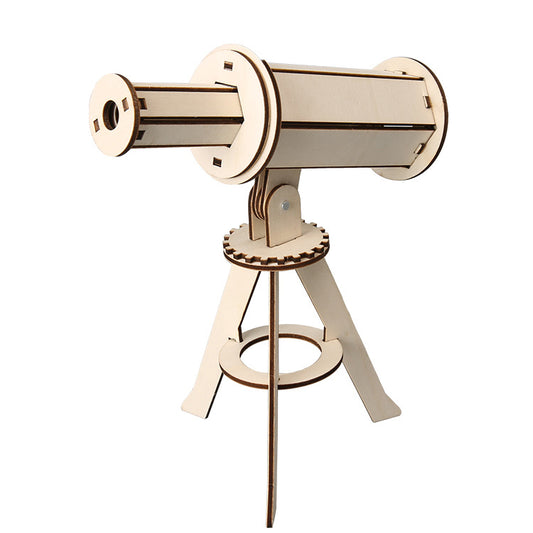 Assembled DIY Astronomical Telescope Kit, a fun and educational STEM toy for kids.