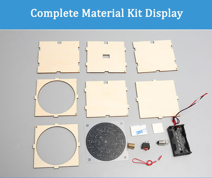 DIY Wooden Star Light Kit for Kids | STEM Science Toy with Video Instructions – Ages 3+