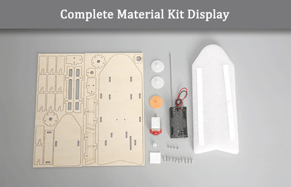 DIY Paddle Steamer Kit for Kids | STEM Science Toy with Video Instructions – Ages 5+