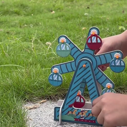 DIY Ferris Wheel Kit Unboxing and Assembly - Fun STEAM Project for Kids