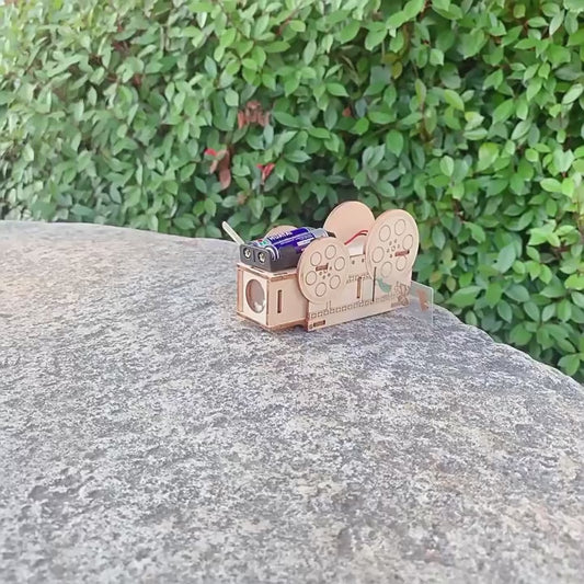 DIY Wooden Slide Projector Kit for Kids - Build Your Own Projector and Learn STEM.