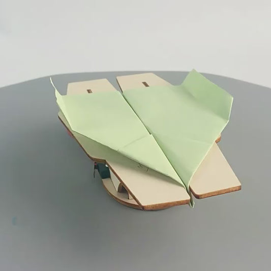 DIY Paper Airplane Launcher Kit in Action: Build and Launch!