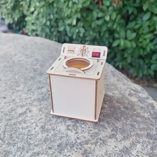 DIY Old-fashioned Washing Machine Kit assembly and demonstration.