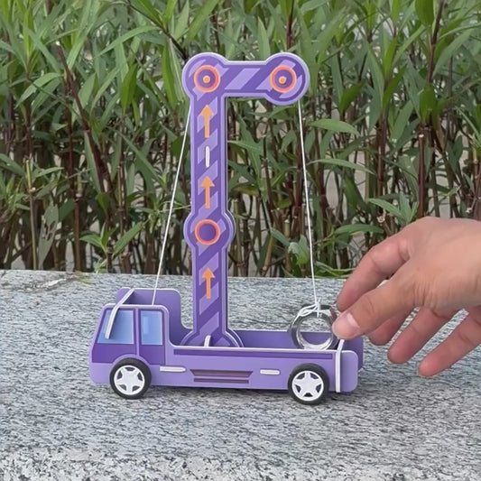 Kids building and racing the DIY Gravity-Powered Car Kit, showcasing assembly and motion physics for educational fun