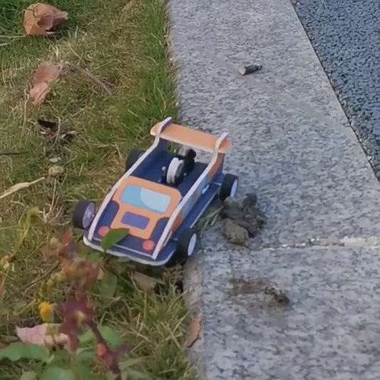 Engaging DIY Pull-back Car Kit for kids: Build, learn, and play! #STEAM #KidsCrafts