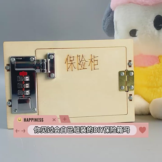 DIY Safety Box Kit assembly video tutorial for kids | STEM wooden lock box building guide