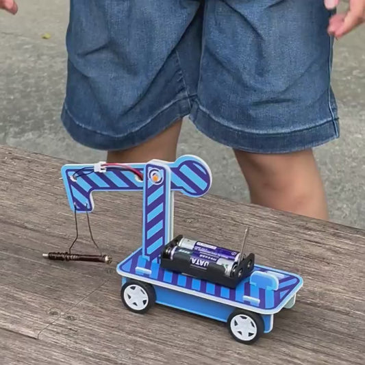 DIY Electromagnetic Launcher Kit: Hands-on science project for kids to learn about electromagnetism.